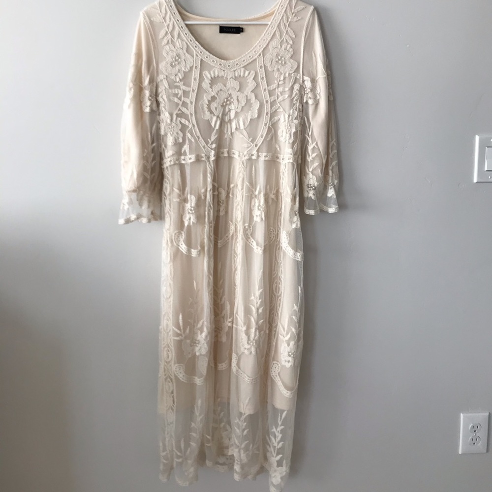 ROOLEE cream dress